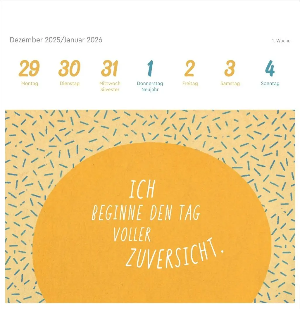 Bild: 9783756413744 | Ich bin einzigartig und wertvoll Premium-Postkartenkalender2026 -...