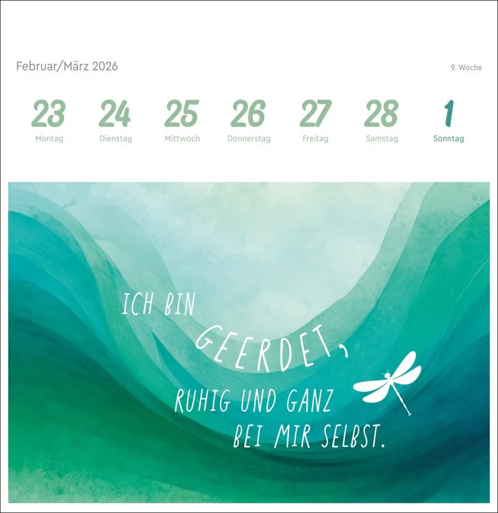Bild: 9783756413744 | Ich bin einzigartig und wertvoll Premium-Postkartenkalender2026 -...