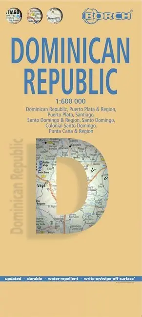 Cover: 9783866093744 | Borch Map Dominican Republic. República Dominicana | (Land-)Karte