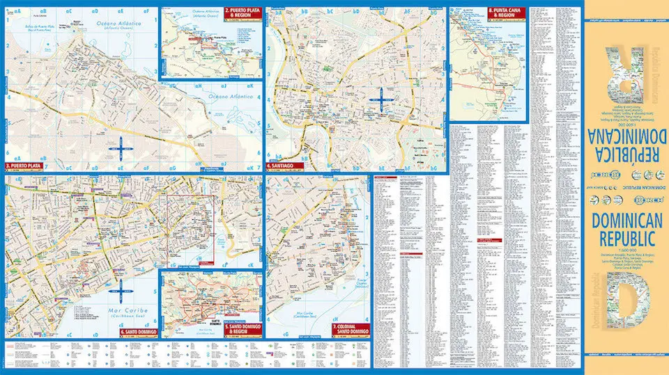 Bild: 9783866093744 | Borch Map Dominican Republic. República Dominicana | (Land-)Karte