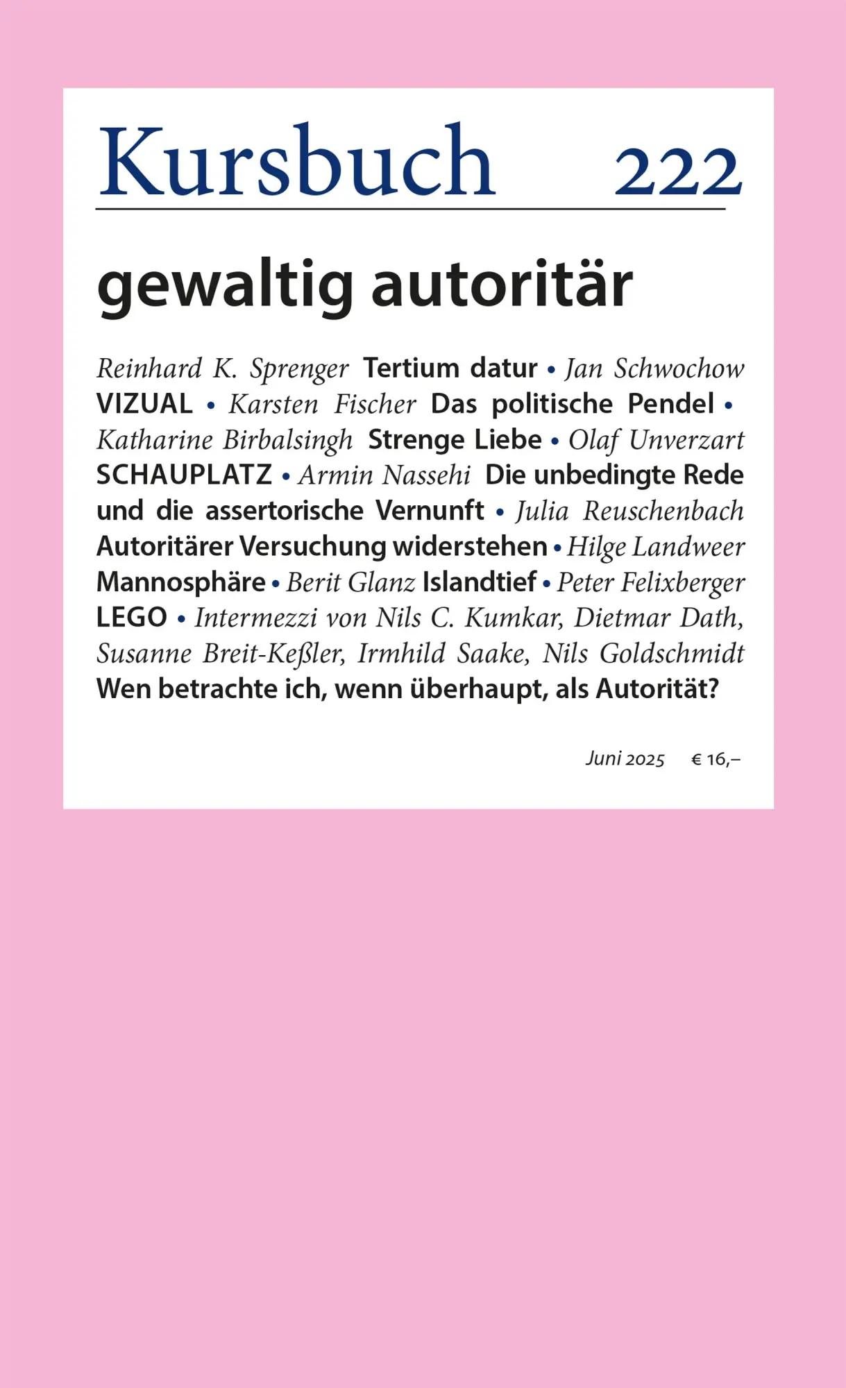 Kursbuch 222