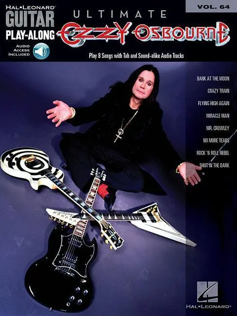 Cover: 9781423413844 | Ozzy Osbourne Guitar Play-Along Volume 64 Book/Online Audio | Osbourne