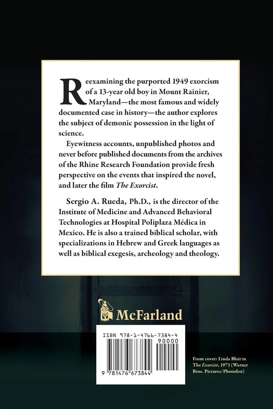 Rückseite: 9781476673844 | Diabolical Possession and the Case Behind The Exorcist | Rueda | Buch