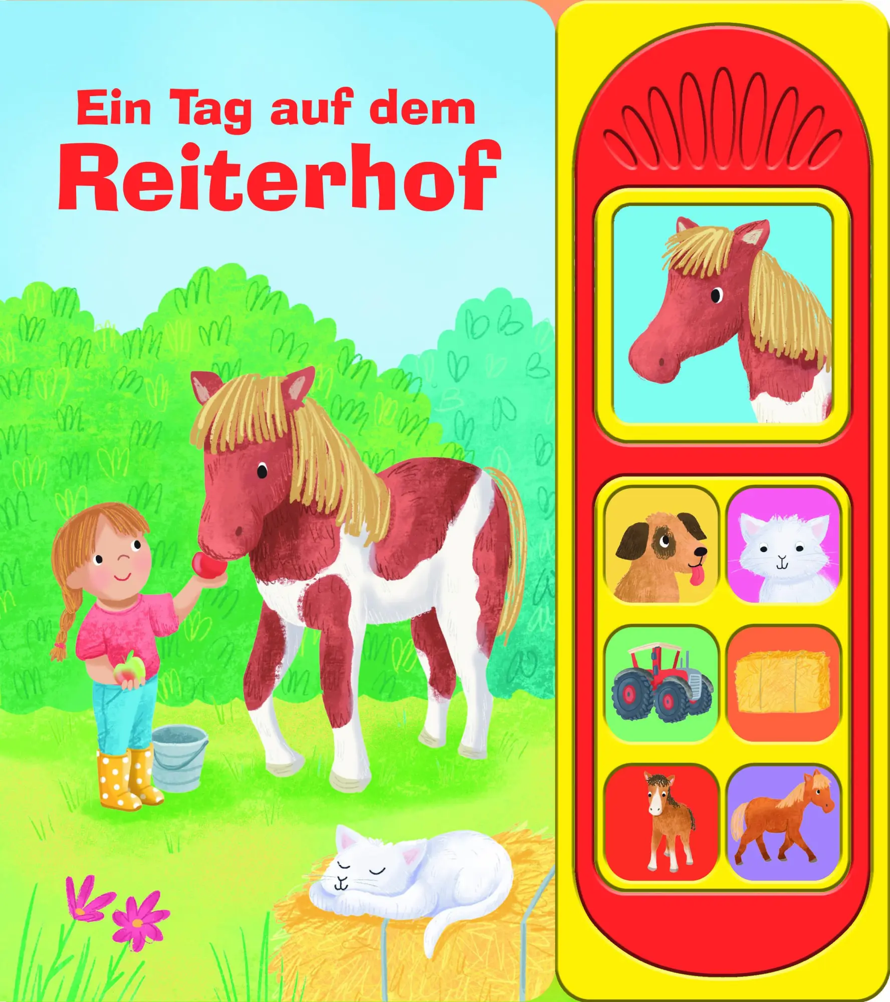 Cover: 9781503773844 | Ein Tag auf dem Reiterhof - Soundbuch - Pappbilderbuch mit 7...