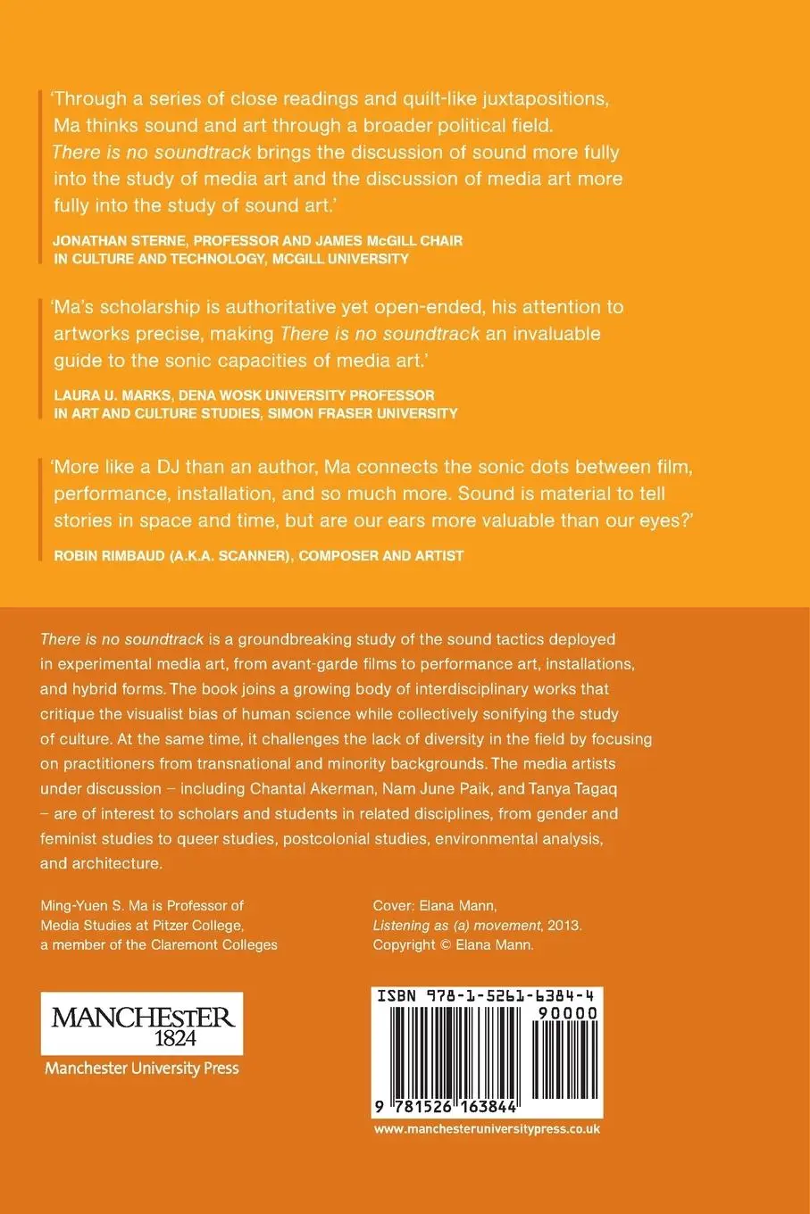Rückseite: 9781526163844 | There is no soundtrack | Ming-Yuen S. Ma | Taschenbuch | Englisch