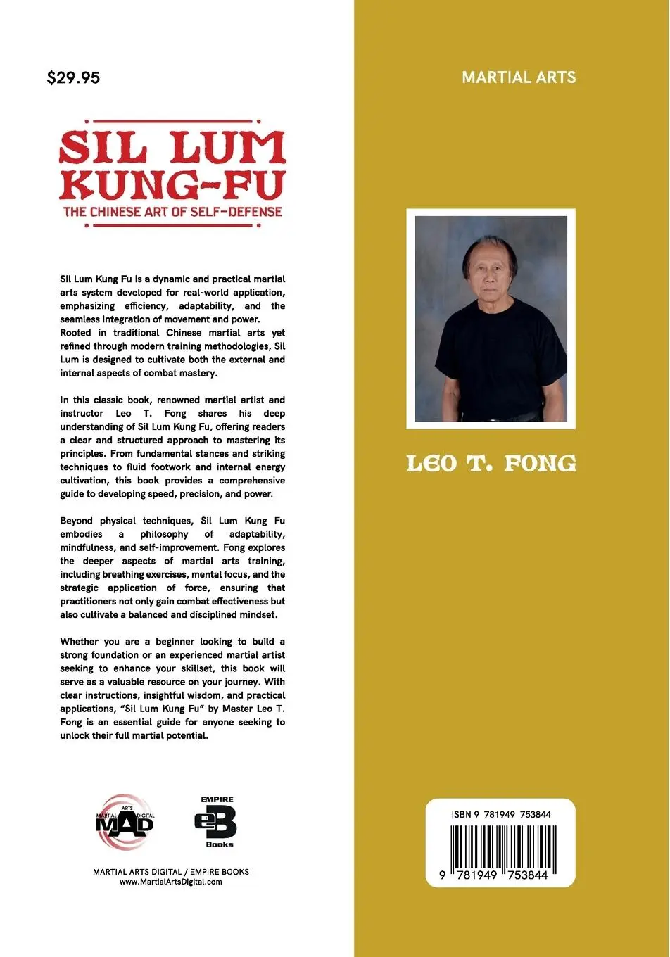 Rückseite: 9781949753844 | SIL LUM KUNG FU The Chinese Art of Self-Defense Revised Edition | Fong