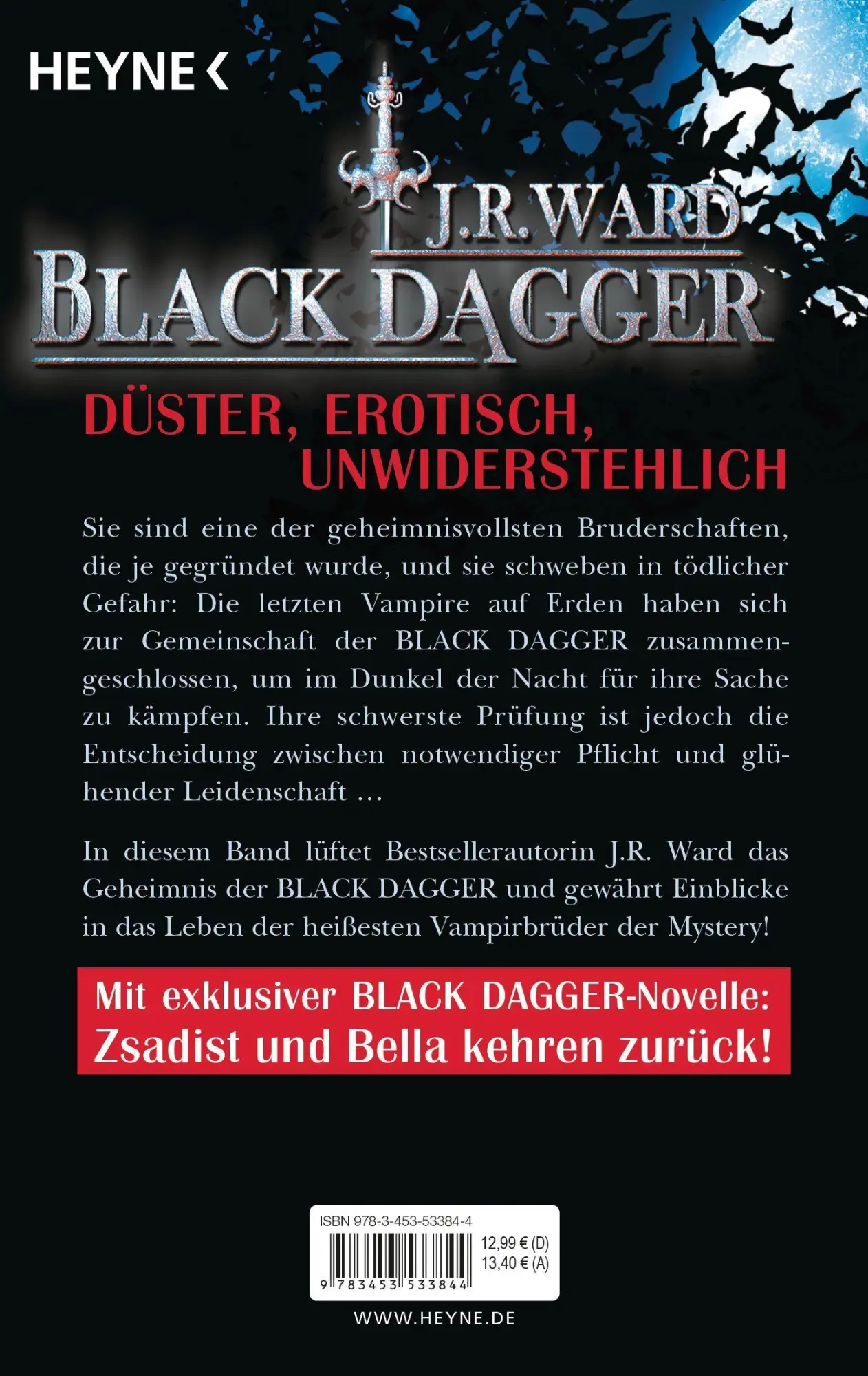 Bild: 9783453533844 | Die Bruderschaft der Black Dagger | J. R. Ward | Taschenbuch | 672 S.
