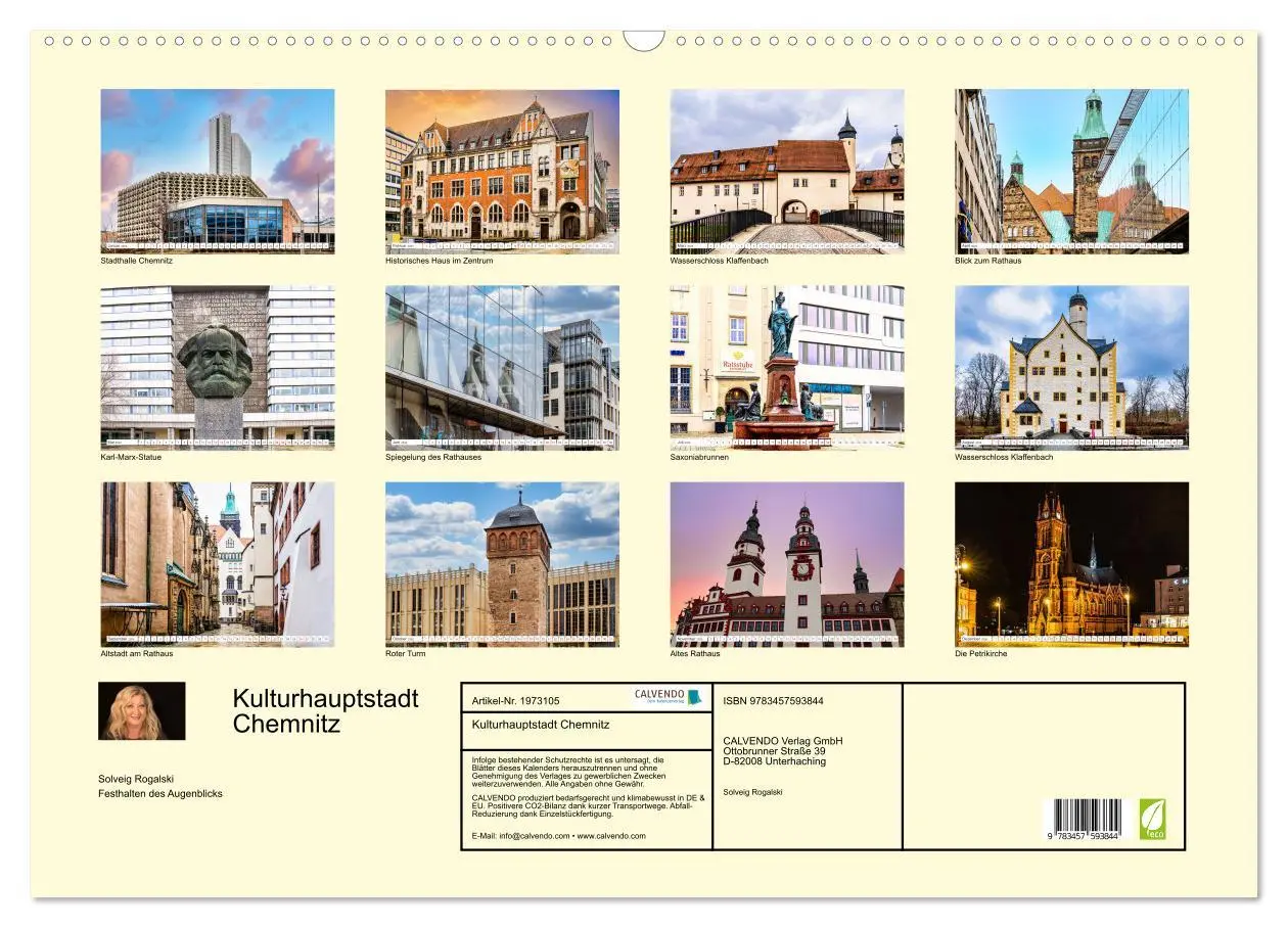 Bild: 9783457593844 | Kulturhauptstadt Chemnitz (Wandkalender 2026 DIN A2 quer), CALVENDO...