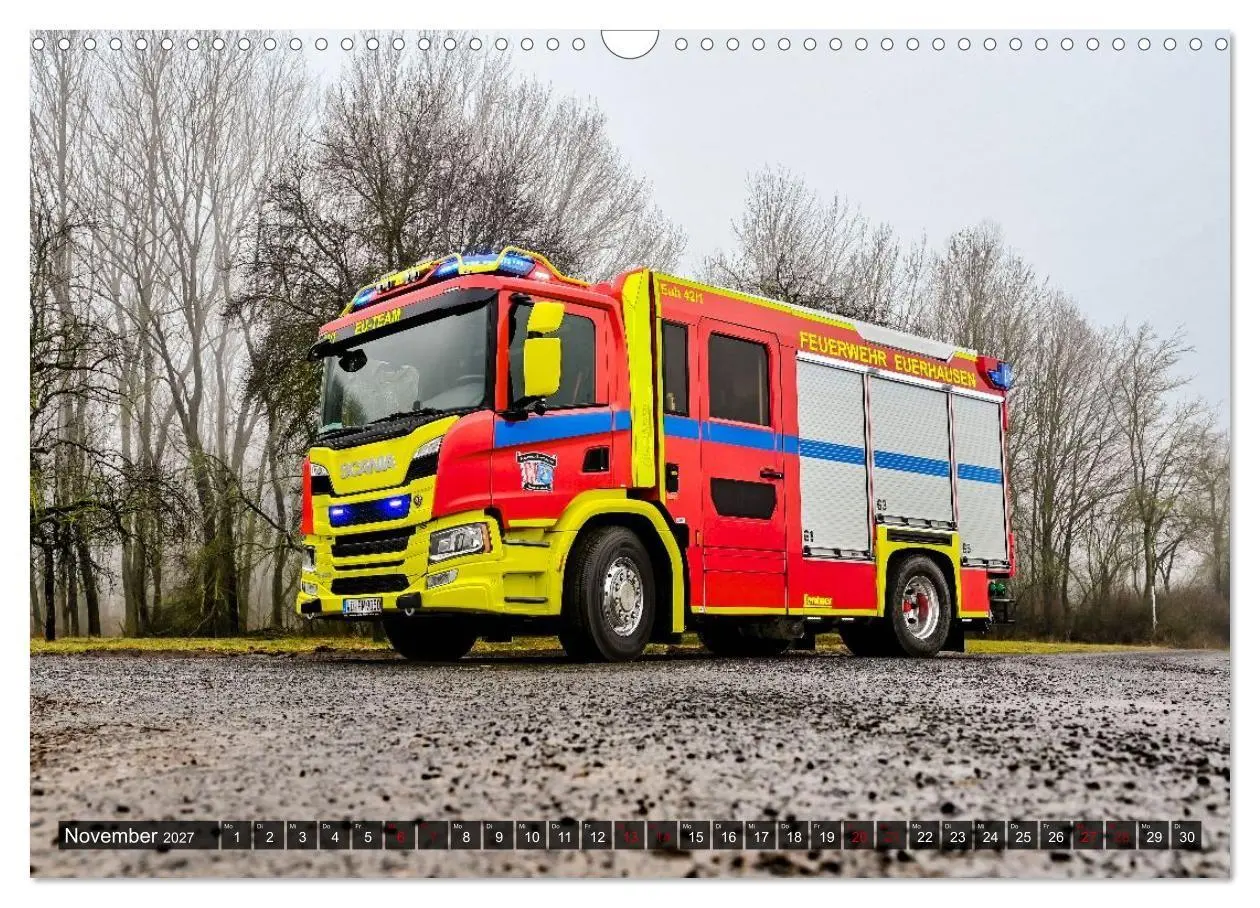 Bild: 9783594353844 | 112 Fahrzeuge der Feuerwehr (Wandkalender 2027 DIN A3 quer),...