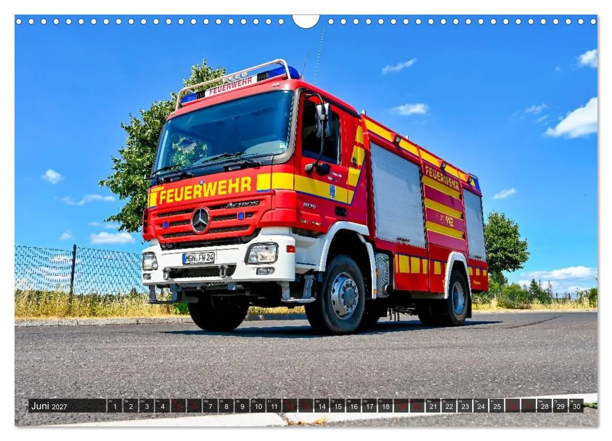 Bild: 9783594353844 | 112 Fahrzeuge der Feuerwehr (Wandkalender 2027 DIN A3 quer),...