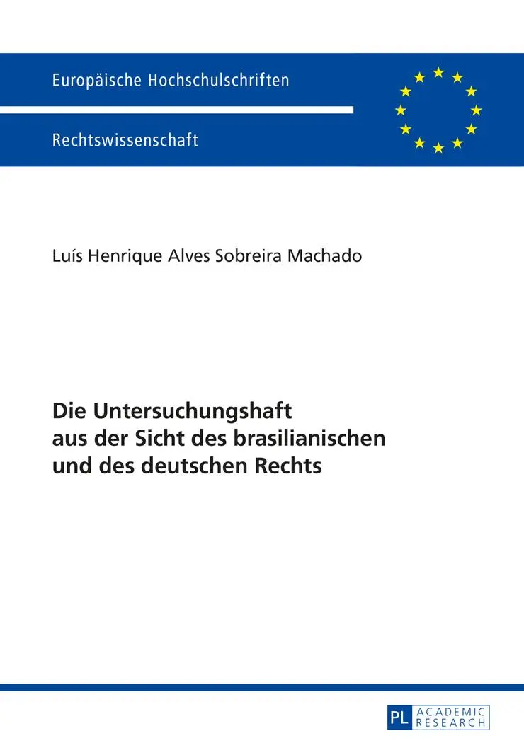 Cover: 9783631663844 | Die Untersuchungshaft aus der Sicht des brasilianischen und des...