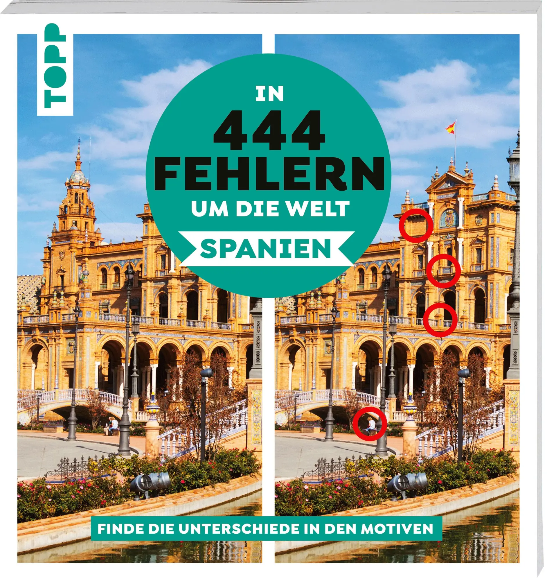 Cover: 9783735853844 | In 444 Fehlern um die Welt - Spanien. Finde die Unterschiede in den...