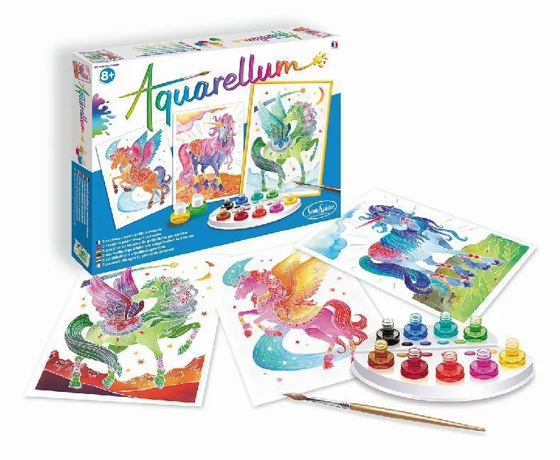 Bild: 3373910063944 | Aquarellum Einhorn &amp; Pegasus | Sentosphere | In Pappkarton | 3906394