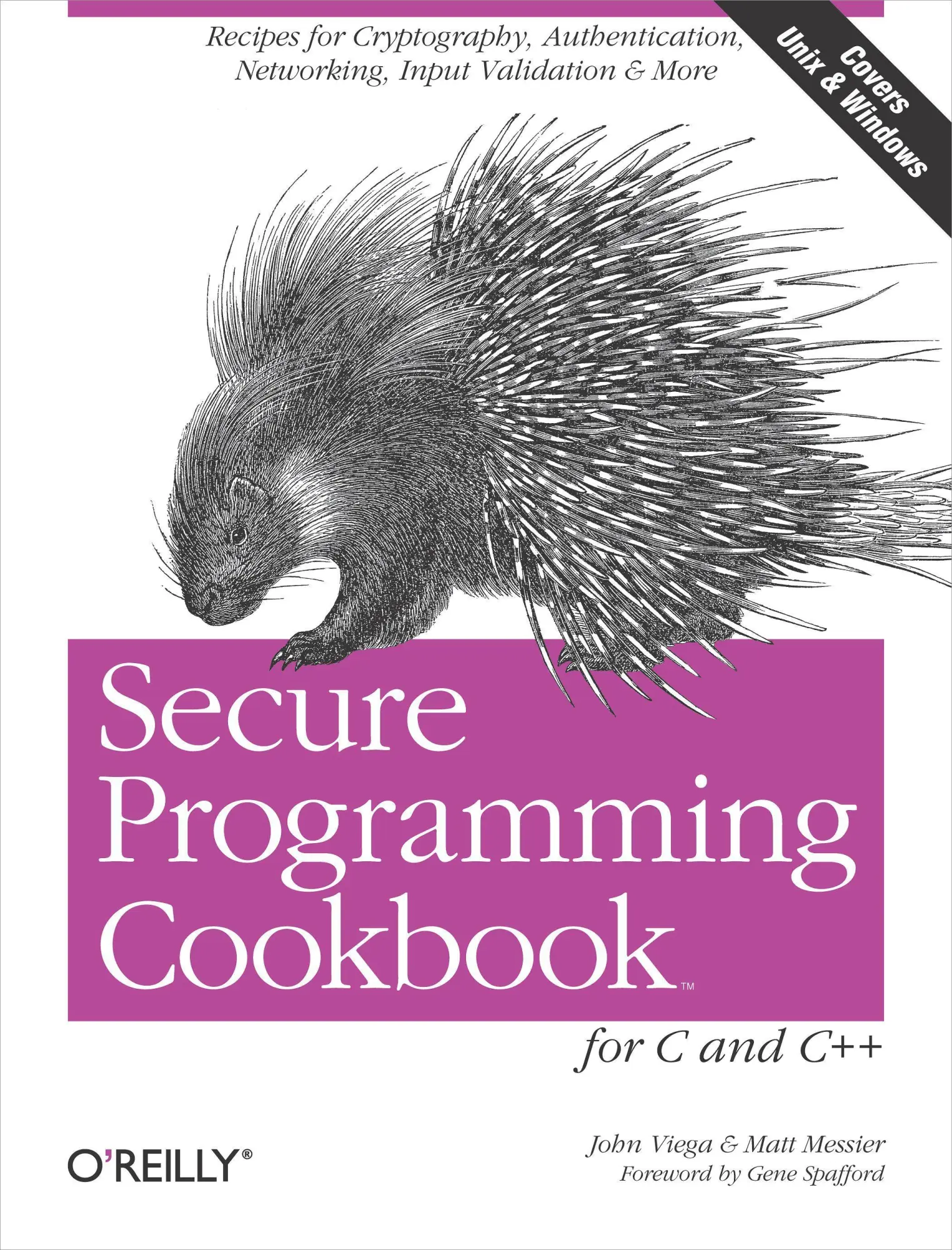 Cover: 9780596003944 | Secure Programming Cookbook for C and C++ | John Viega (u. a.) | Buch
