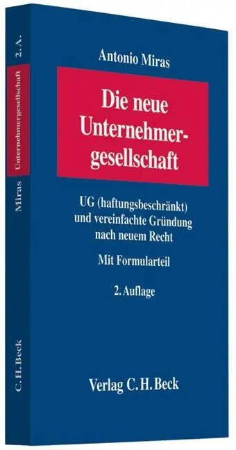 Cover: 9783406613944 | Die neue Unternehmergesellschaft | Antonio Miras | Taschenbuch | XVIII