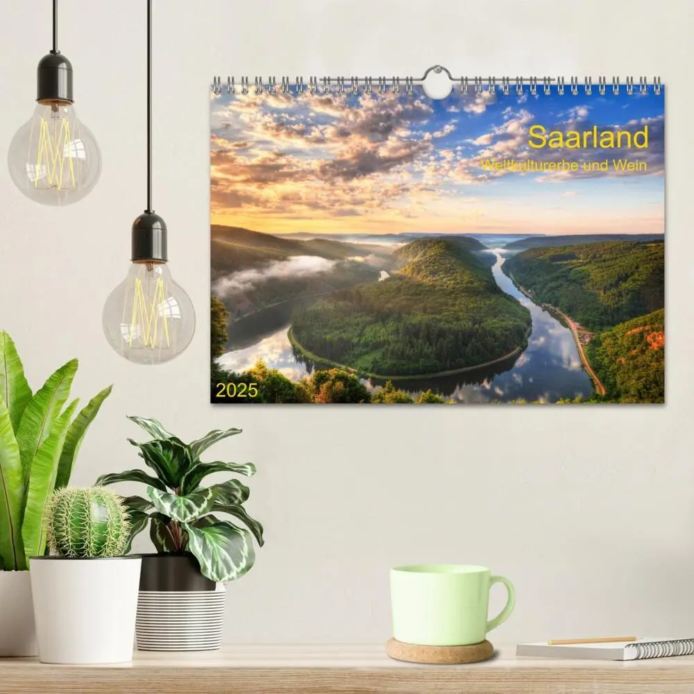 Bild: 9783435183944 | Saarland Weltkulturerbe und Wein (Wandkalender 2025 DIN A4 quer),...
