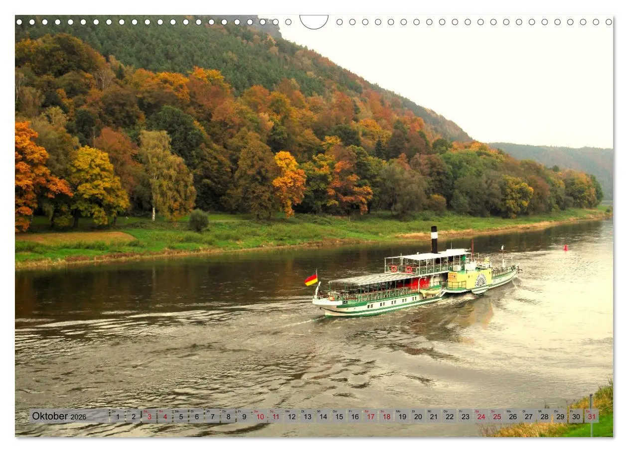 Bild: 9783457343944 | Flüsse in Deutschland (Wandkalender 2026 DIN A3 quer), CALVENDO...