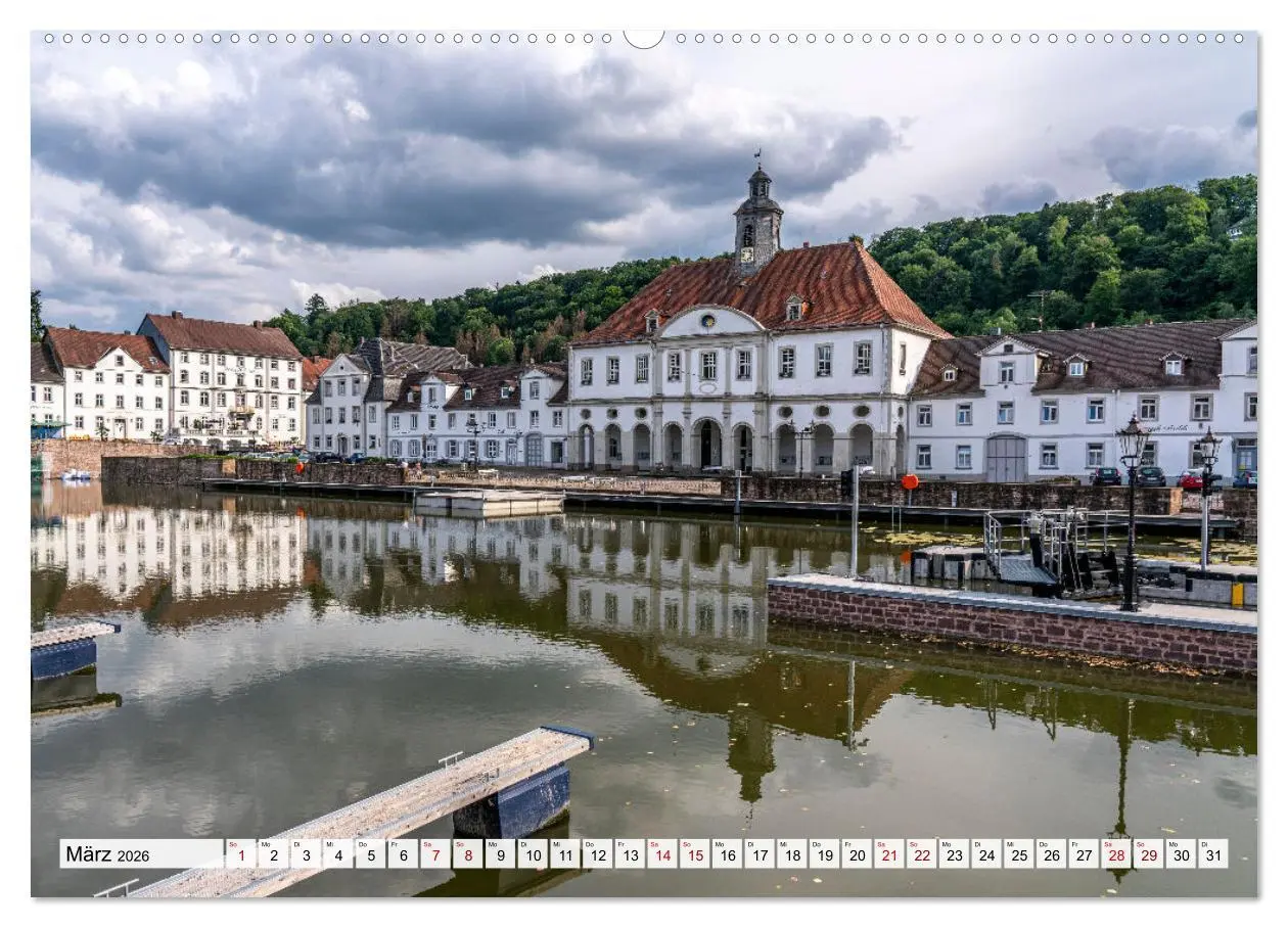 Bild: 9783457583944 | Das Weserbergland (Wandkalender 2026 DIN A2 quer), CALVENDO...