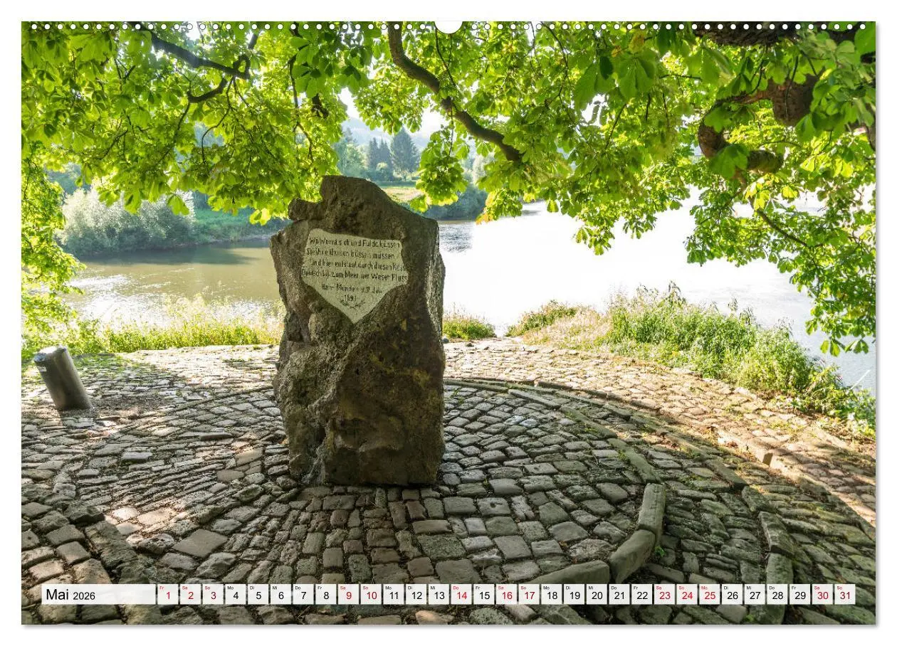 Bild: 9783457583944 | Das Weserbergland (Wandkalender 2026 DIN A2 quer), CALVENDO...