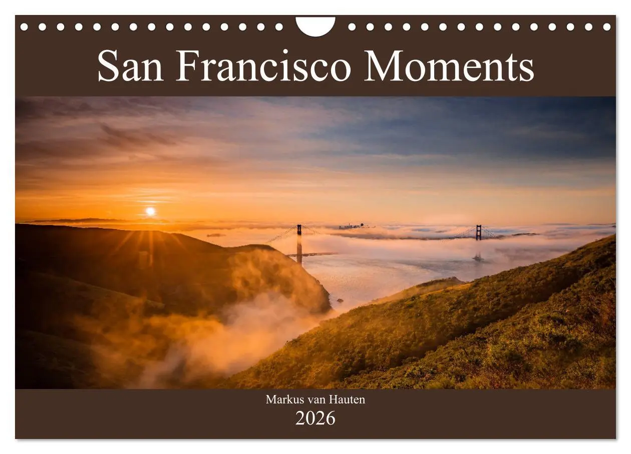 Cover: 9783457893944 | San Francisco Moments (Wandkalender 2026 DIN A4 quer), CALVENDO...