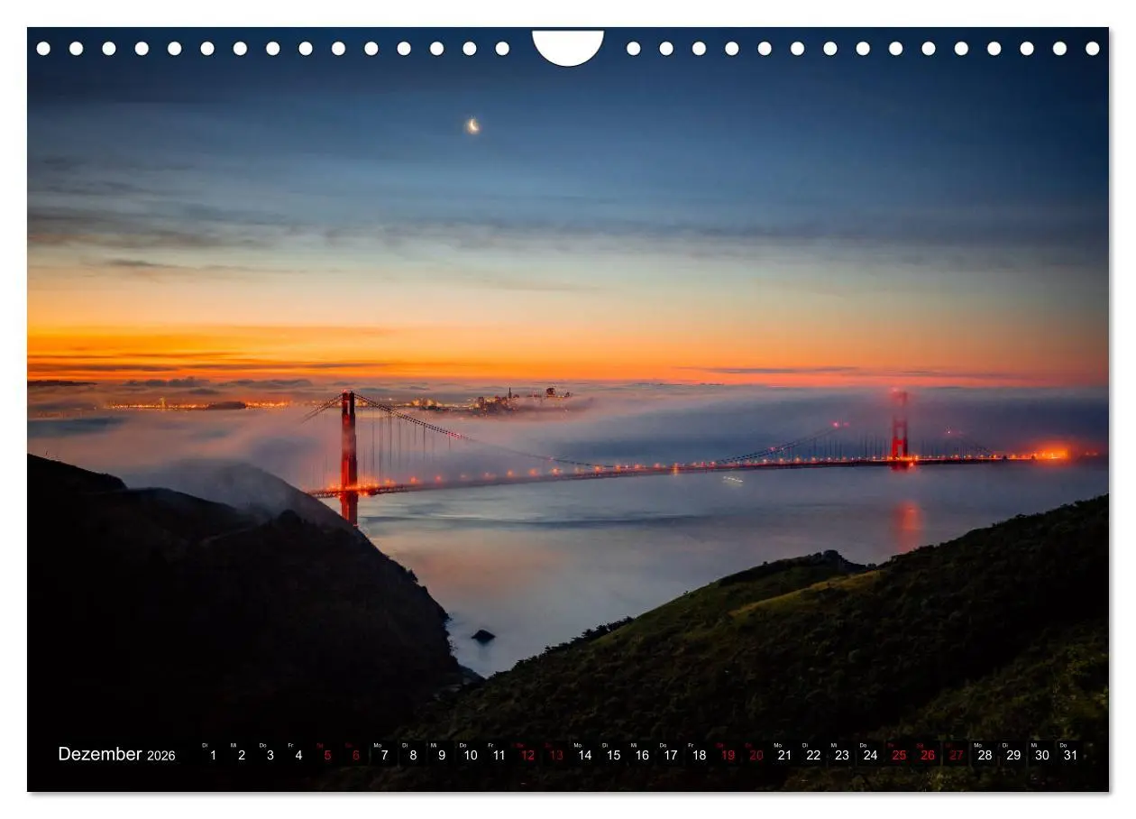 Bild: 9783457893944 | San Francisco Moments (Wandkalender 2026 DIN A4 quer), CALVENDO...