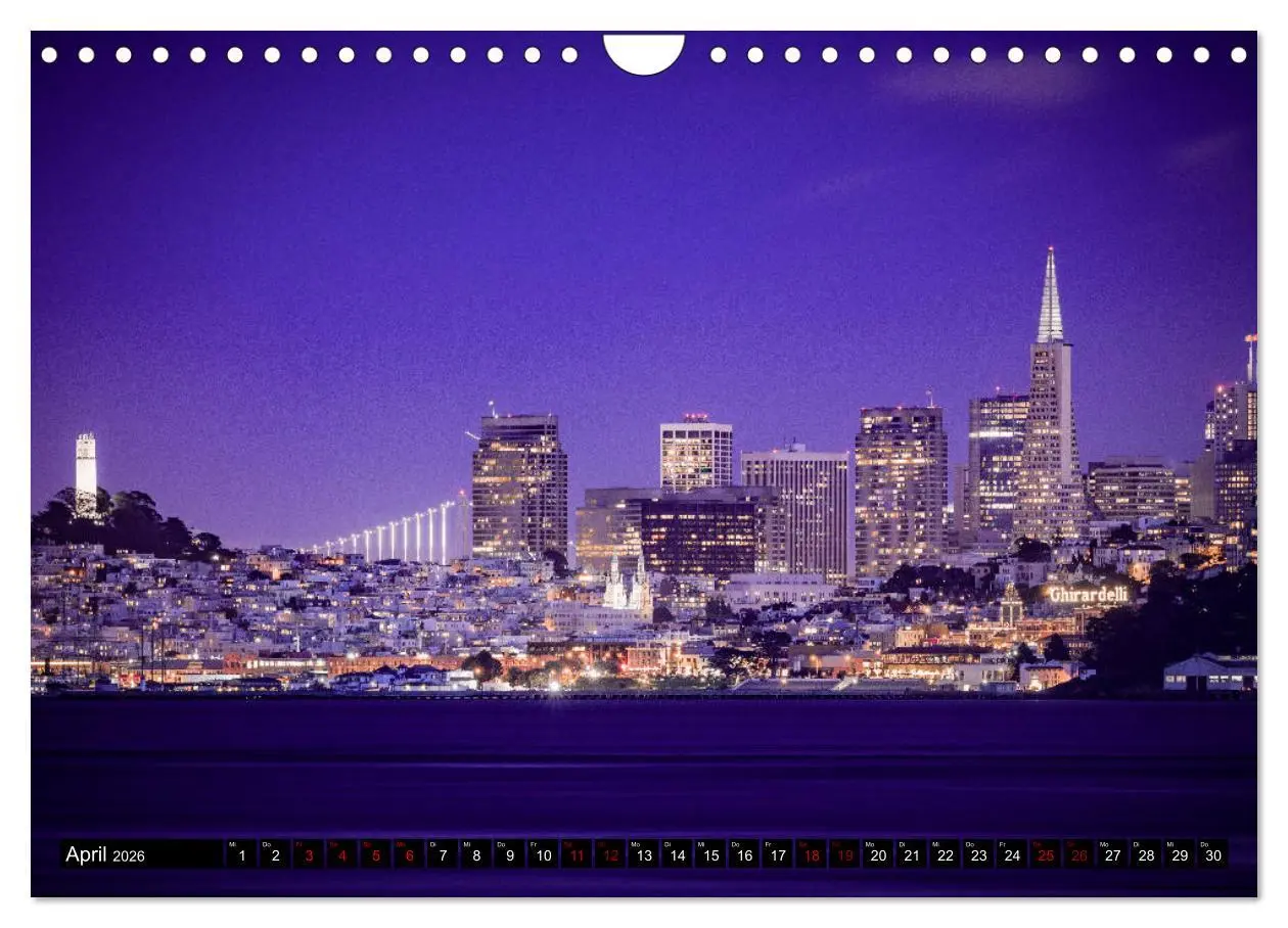 Bild: 9783457893944 | San Francisco Moments (Wandkalender 2026 DIN A4 quer), CALVENDO...
