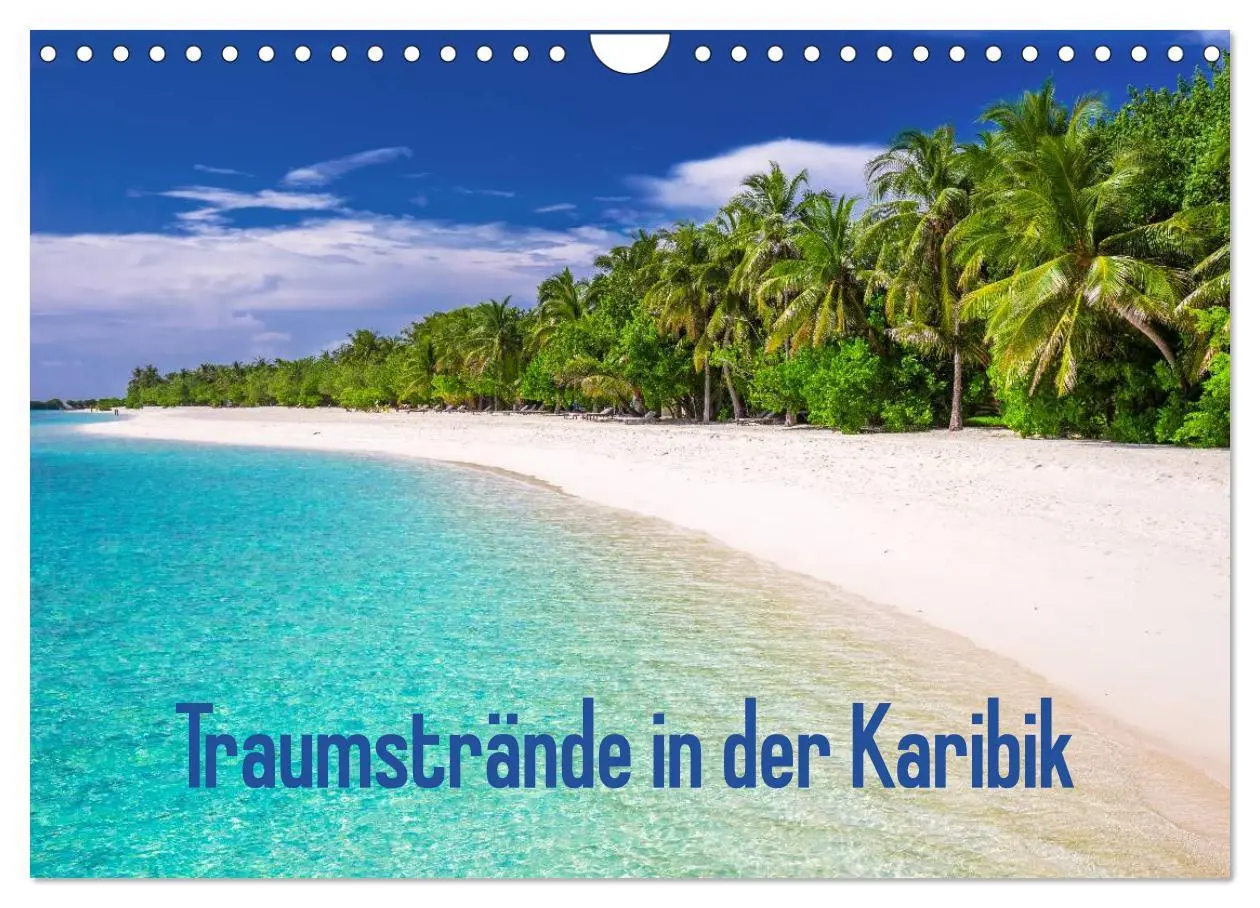 Cover: 9783457963944 | Traumstrände in der Karibik (Wandkalender 2026 DIN A4 quer),...