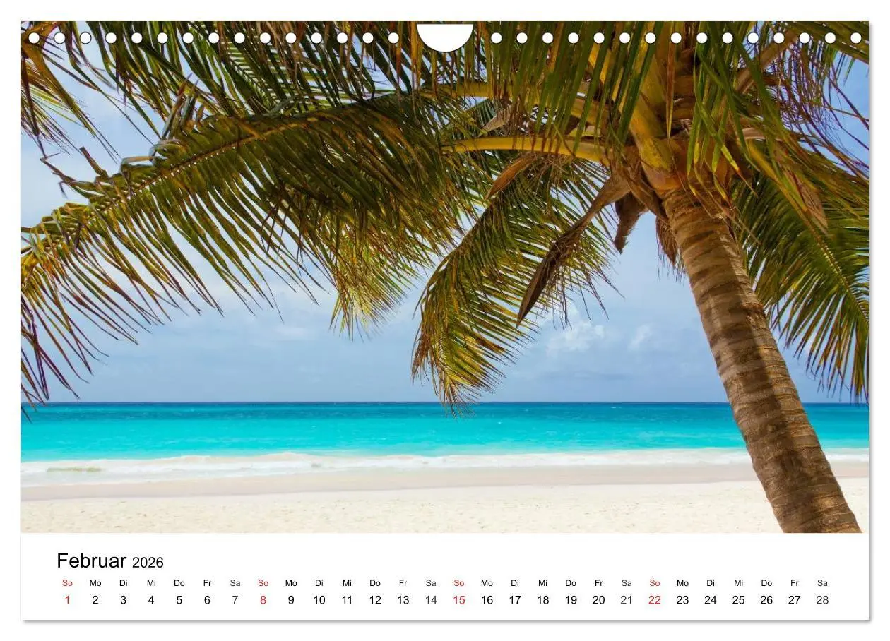 Bild: 9783457963944 | Traumstrände in der Karibik (Wandkalender 2026 DIN A4 quer),...