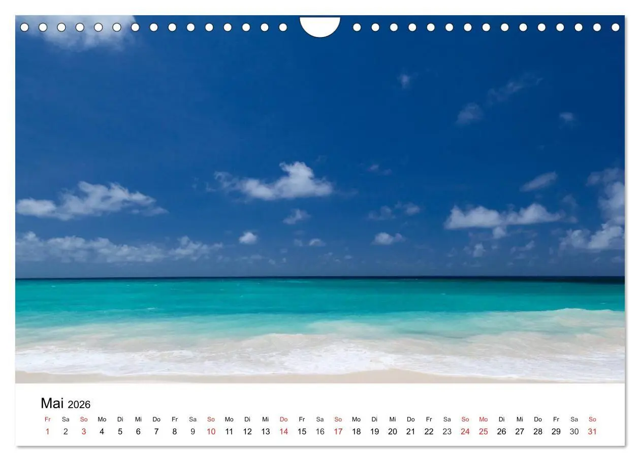 Bild: 9783457963944 | Traumstrände in der Karibik (Wandkalender 2026 DIN A4 quer),...