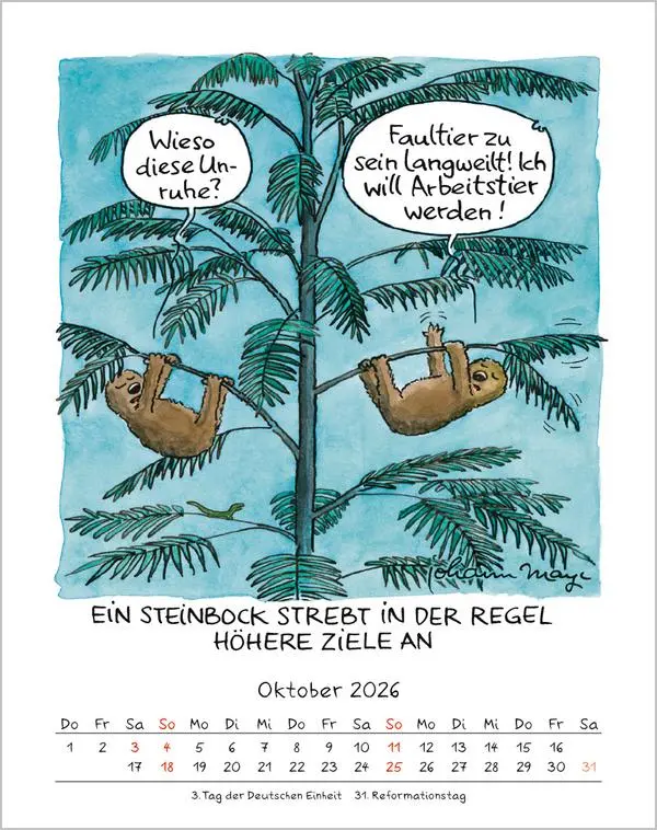 Bild: 9783731883944 | Steinbock 2026 | Verlag Korsch | Kalender | Spiralbindung | 13 S.