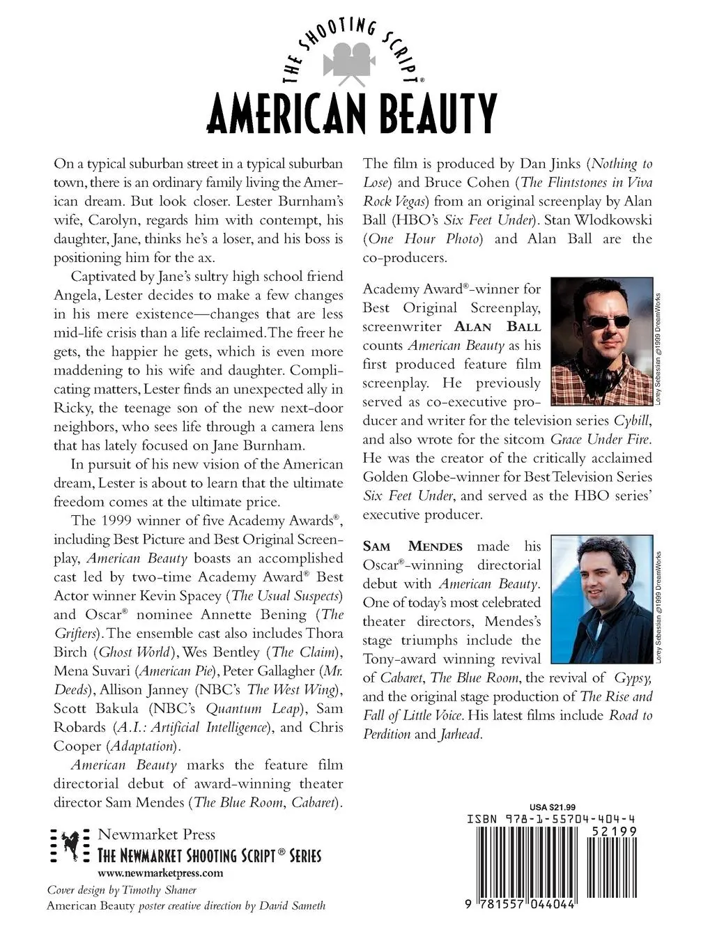 Rückseite: 9781557044044 | American Beauty | Alan Ball | Taschenbuch | Englisch | 2022