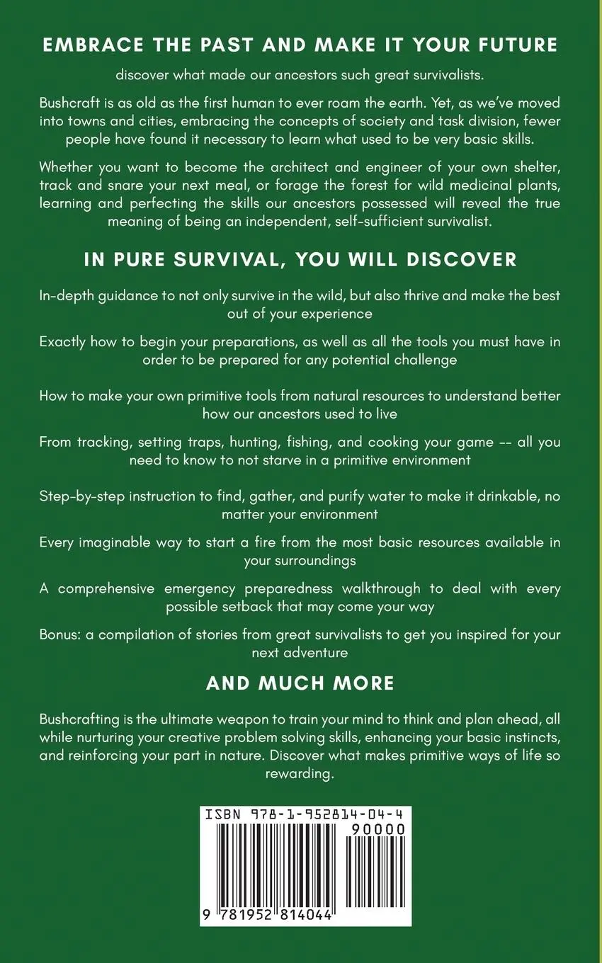 Rückseite: 9781952814044 | Pure Survival | Tactics and Techniques to Help You Survive in the Wild
