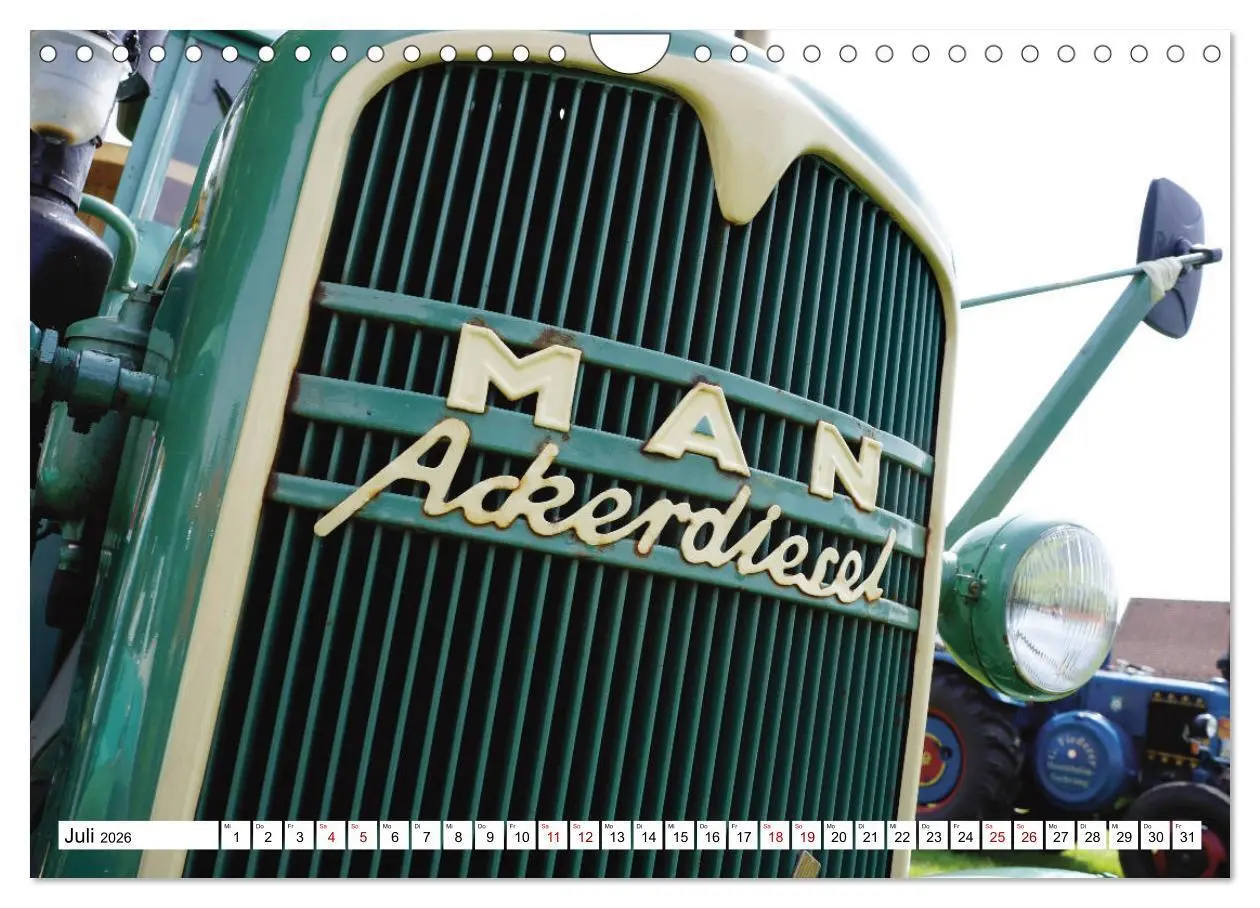 Bild: 9783457854044 | Traktoren und Schlepper (Wandkalender 2026 DIN A4 quer), CALVENDO...