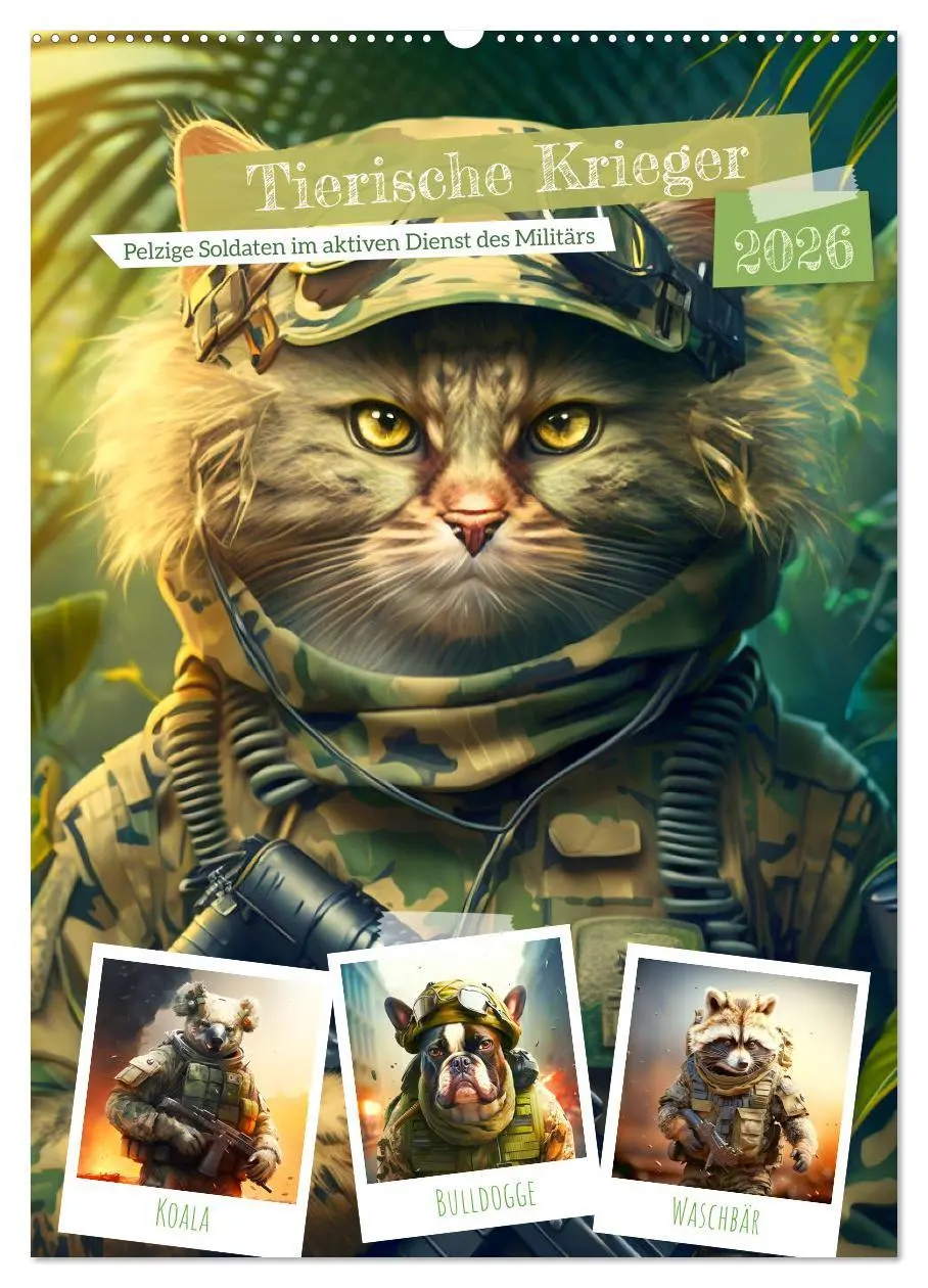 Cover: 9783516324044 | Tierische Krieger. Pelzige Soldaten im aktiven Dienst des Militärs...