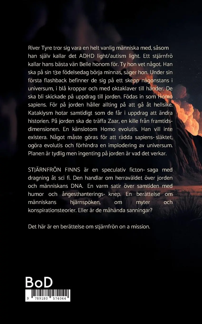 Rückseite: 9789180574044 | Stjärnfrön finns | Sophie Amandine | Taschenbuch | Schwedisch | 2024
