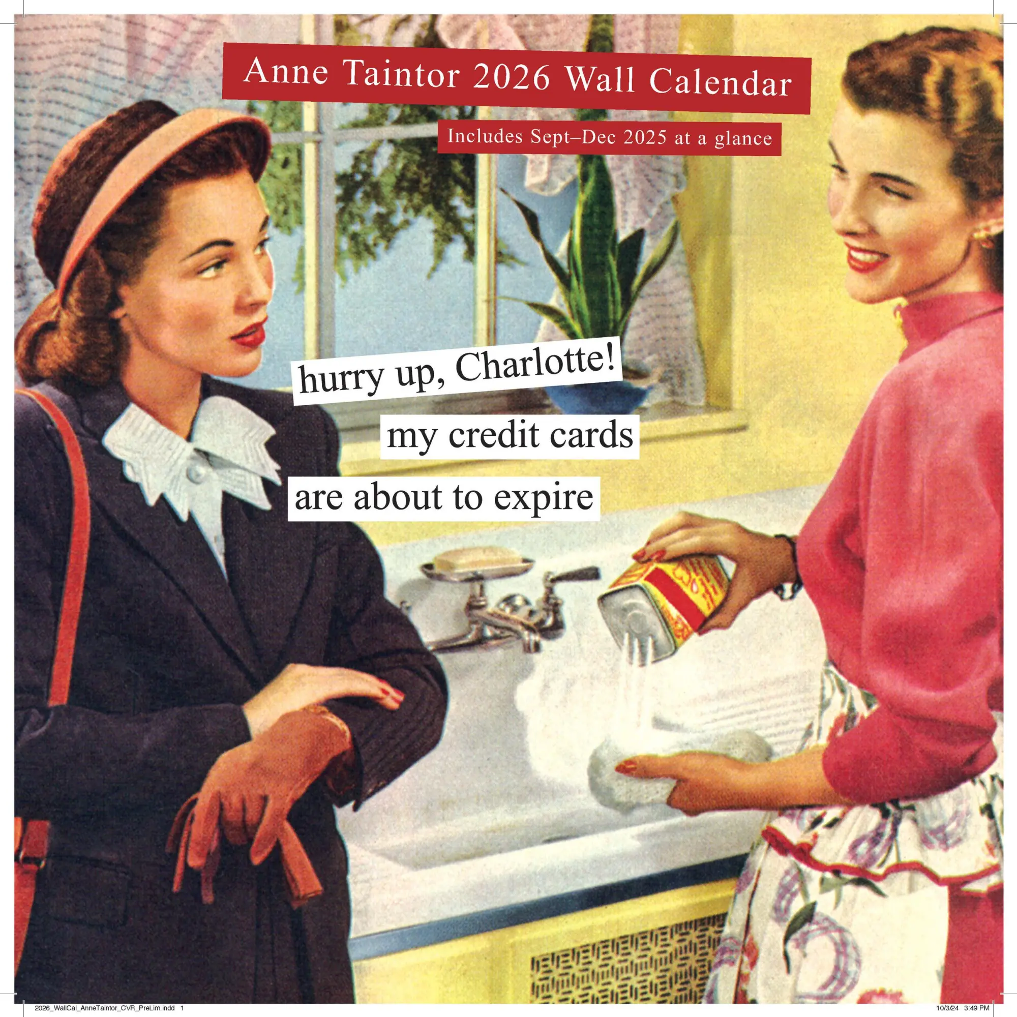 Cover: 9781797234144 | Anne Taintor 2026 Wall Calendar | Anne Taintor | Kalender | 24 S.