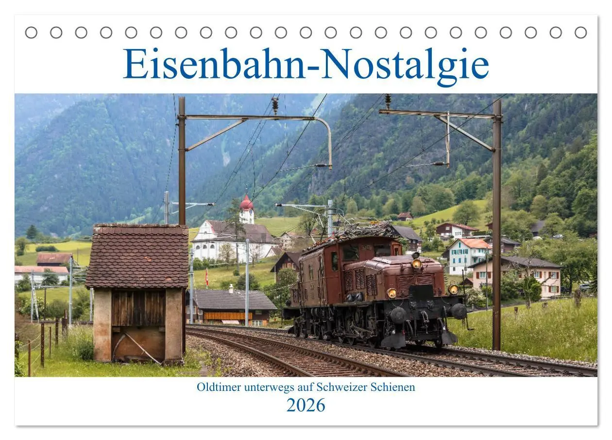 Cover: 9783457844144 | Eisenbahn-Nostalgie - Oldtimer auf Schweizer Schienen...
