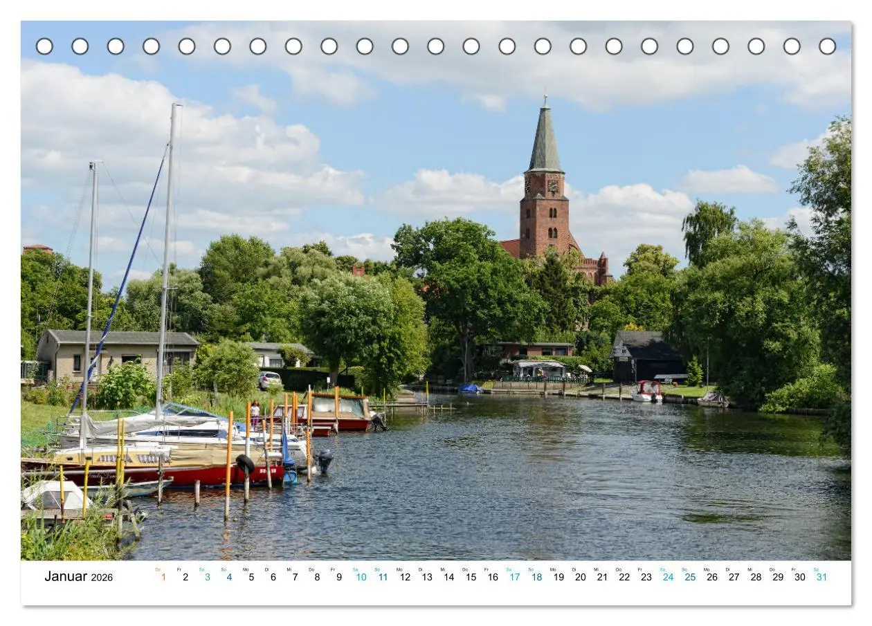 Bild: 9783457914144 | Die Havel entlang - Brandenburg, Rathenow, Havelberg (Tischkalender...