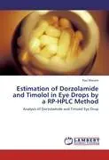 Cover: 9783844314144 | Estimation of Dorzolamide and Timolol in Eye Drops by a RP-HPLC Method
