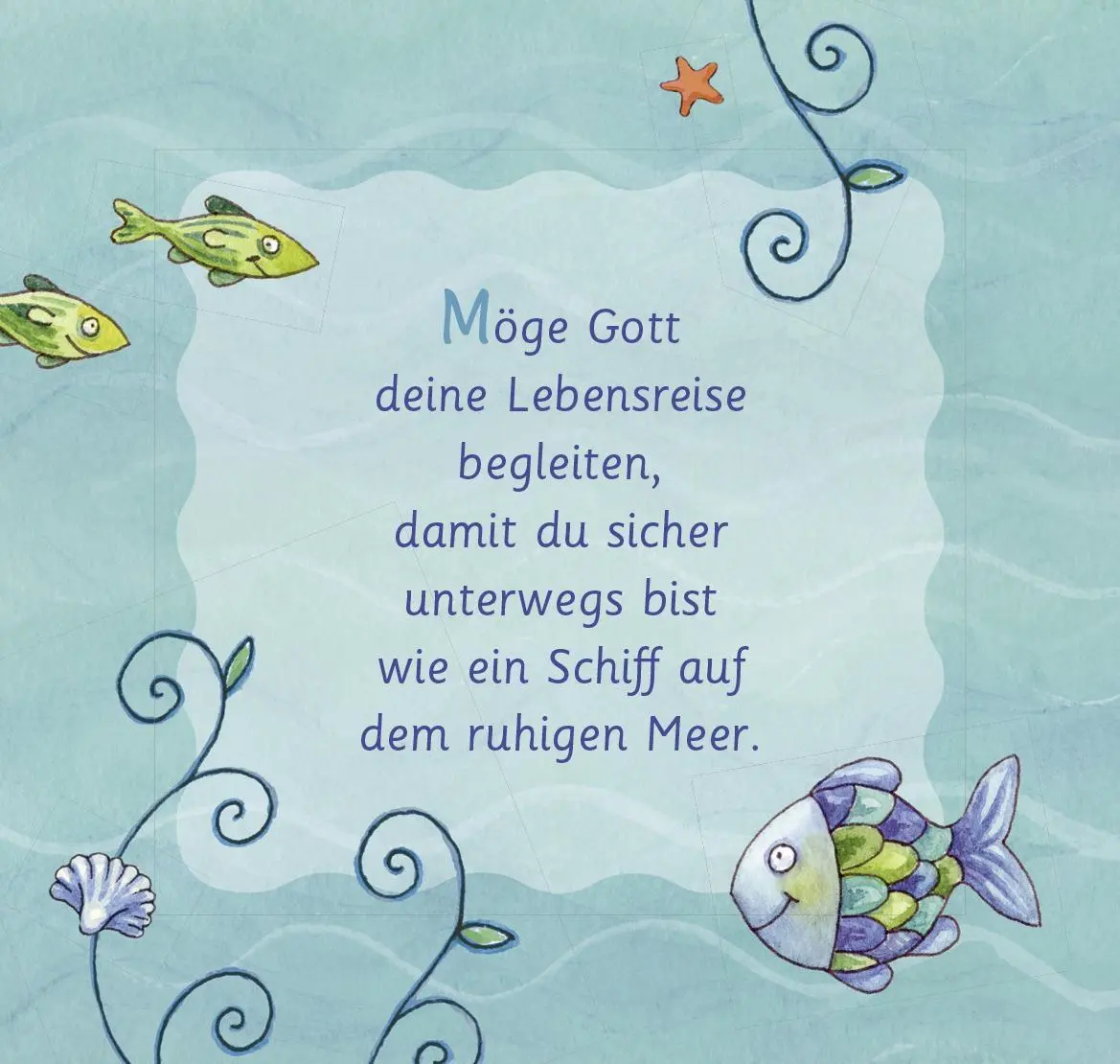 Bild: 4260308344244 | Der Wunschfisch. Segenswünsche für dich zur Erstkommunion | Sigg | Box
