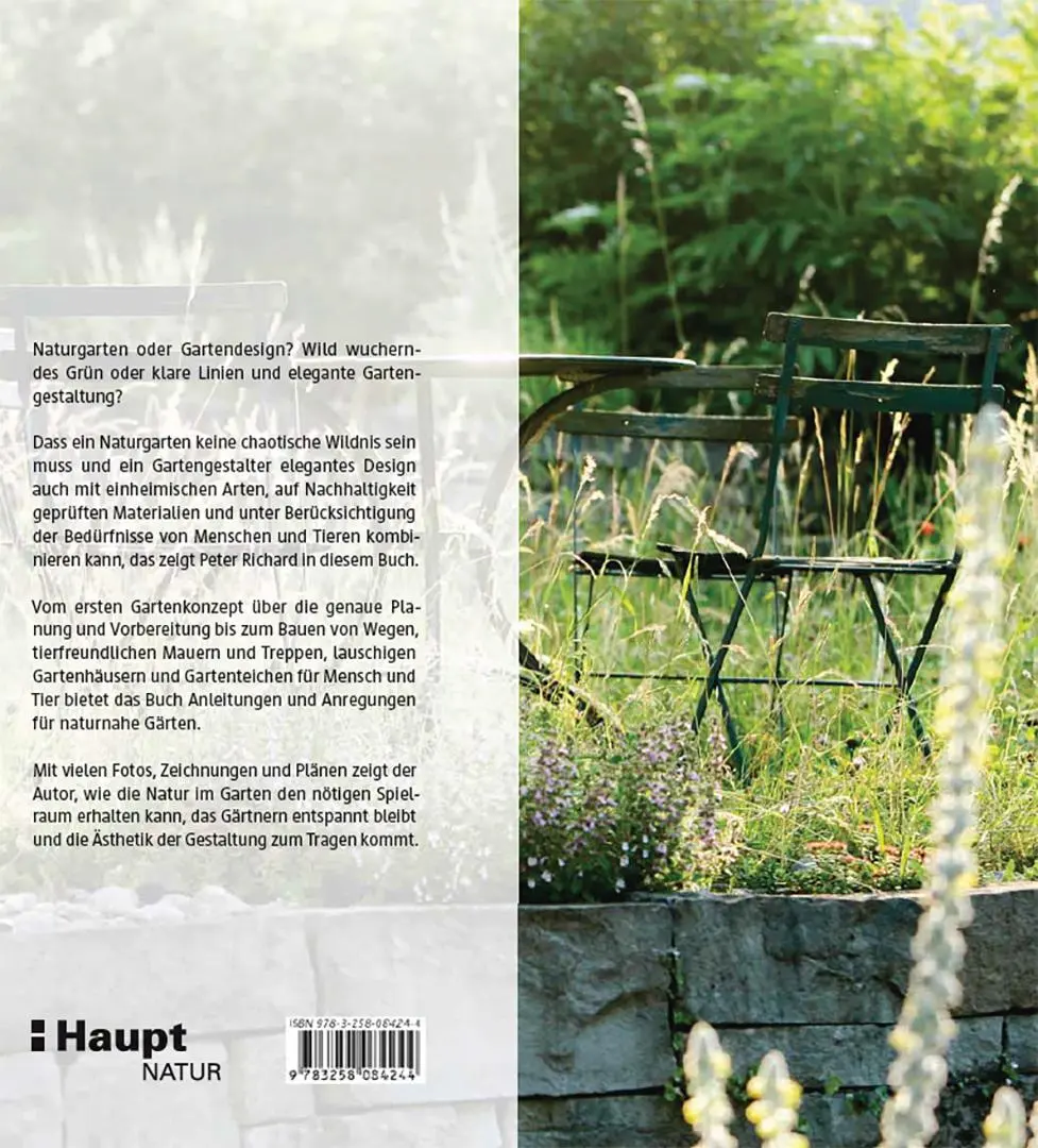 Rückseite: 9783258084244 | Der gestaltete Naturgarten | Wildromantische Gärten planen und bauen