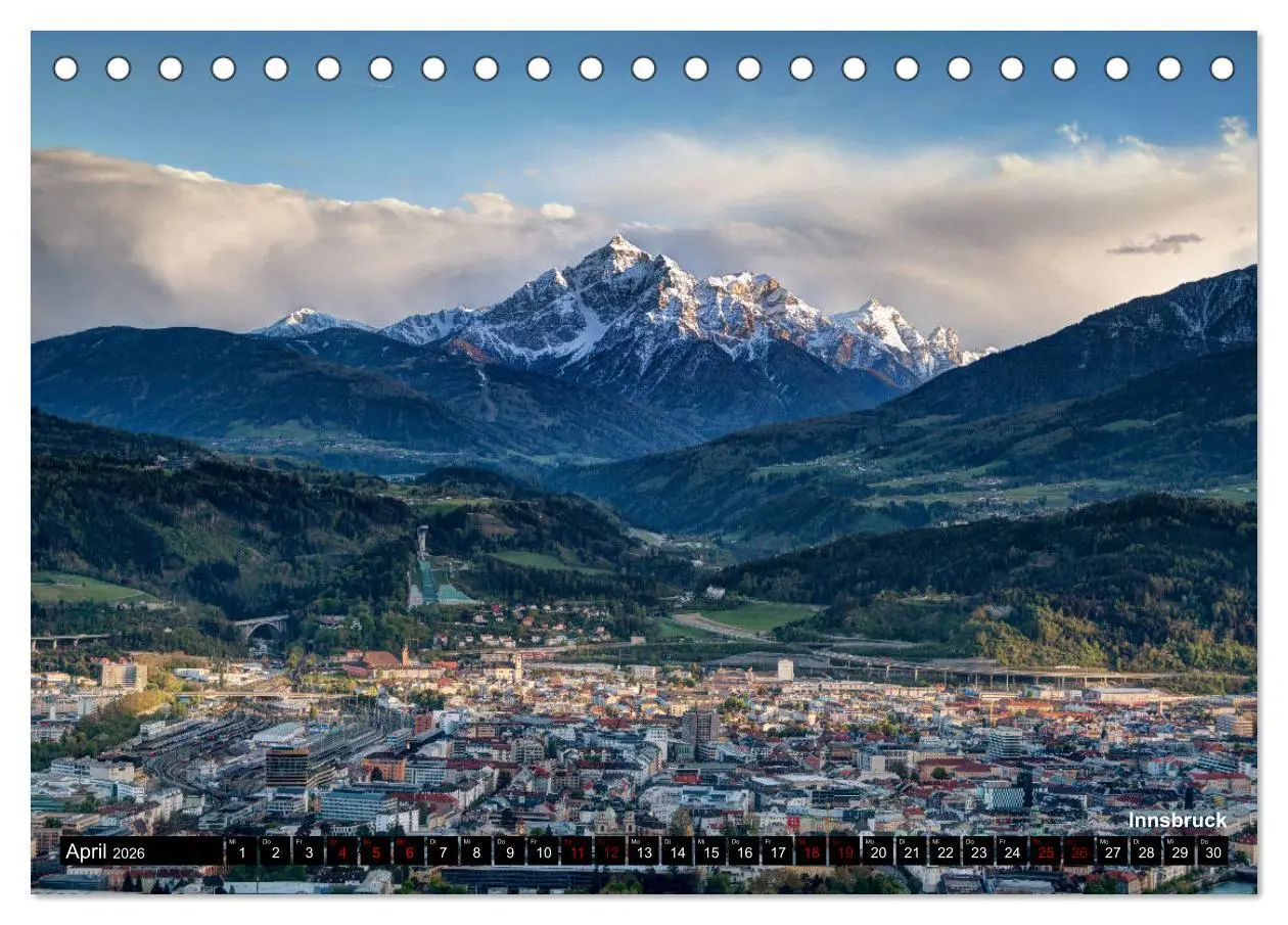 Bild: 9783457834244 | Tirol 2026 - die schönsten Plätze (Tischkalender 2026 DIN A5 quer),...