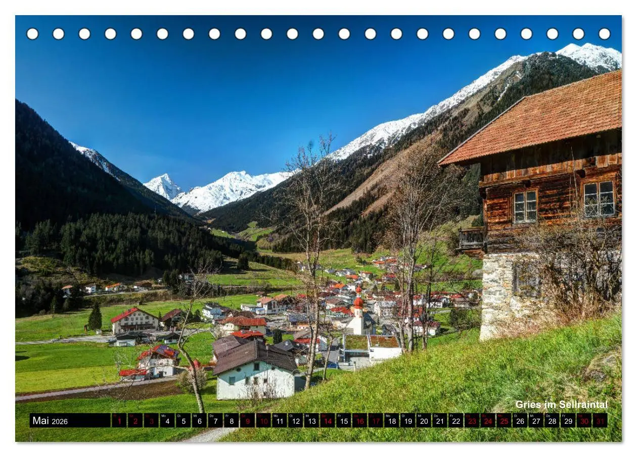 Bild: 9783457834244 | Tirol 2026 - die schönsten Plätze (Tischkalender 2026 DIN A5 quer),...