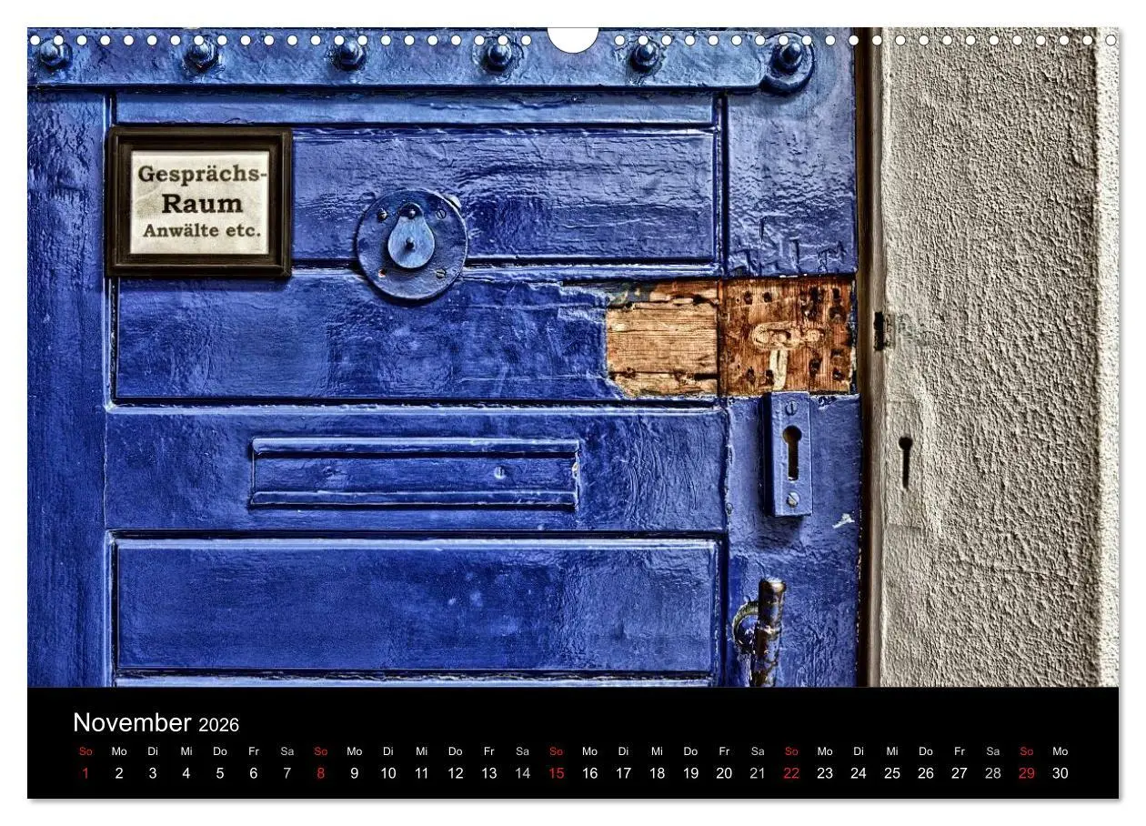 Bild: 9783516164244 | Hinter Gittern (Wandkalender 2026 DIN A3 quer), CALVENDO...