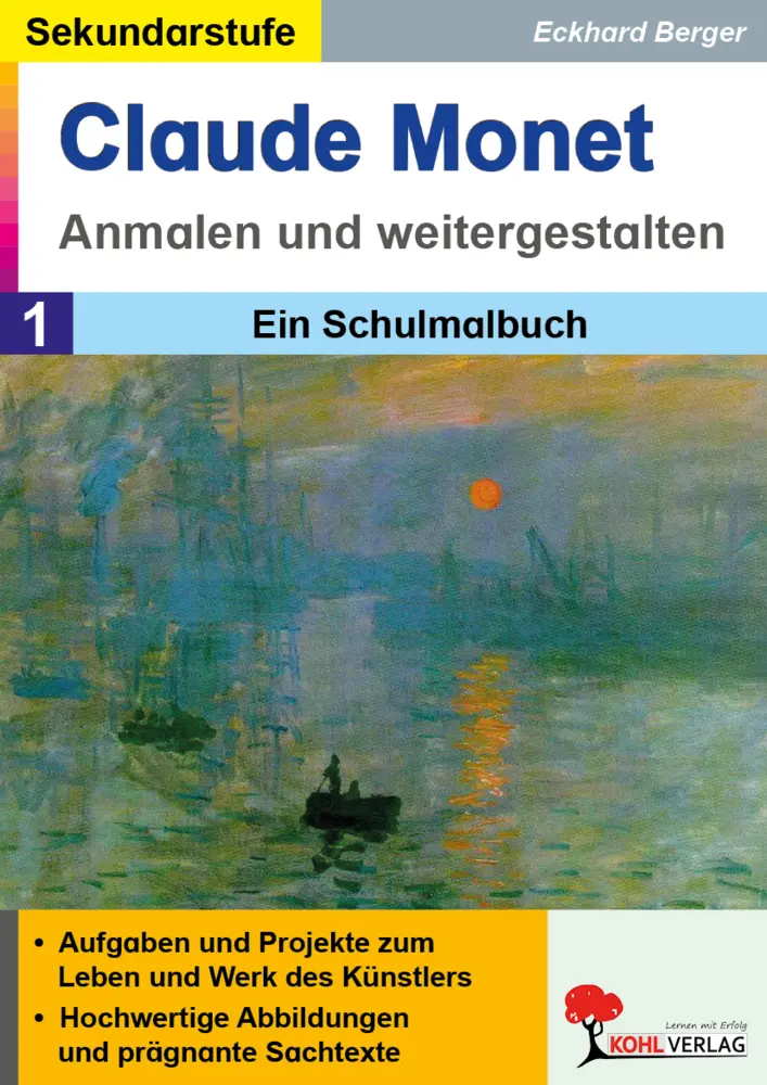 Cover: 9783866324244 | Claude Monet anmalen und weitergestalten | Eckhard Berger | Buch