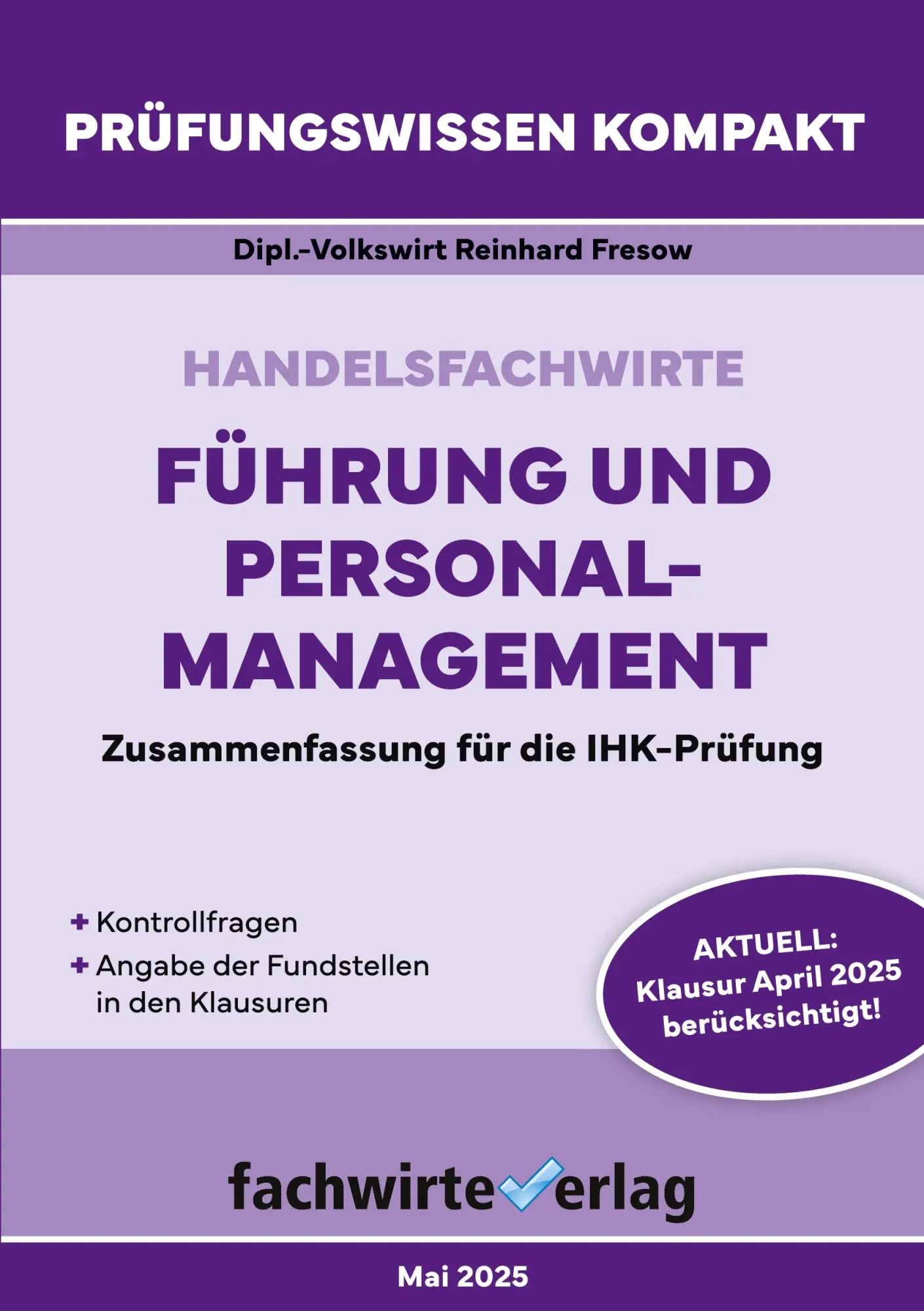 Cover: 9783958874244 | Handelsfachwirte: Führung und Personalmanagement | Reinhard Fresow