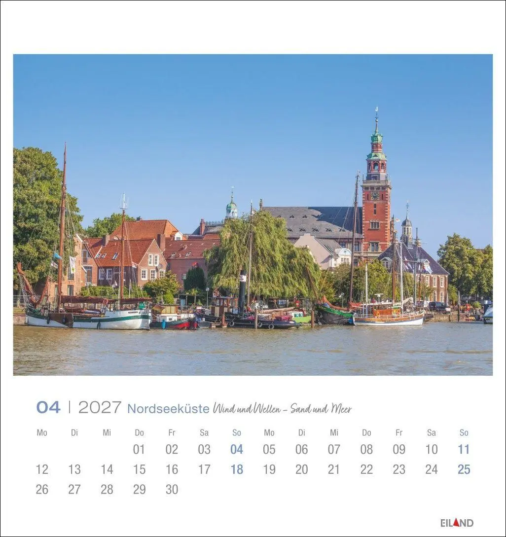 Bild: 9783964024244 | Nordseeküste Postkartenkalender 2027 - Wind und Wellen - Sand und Meer