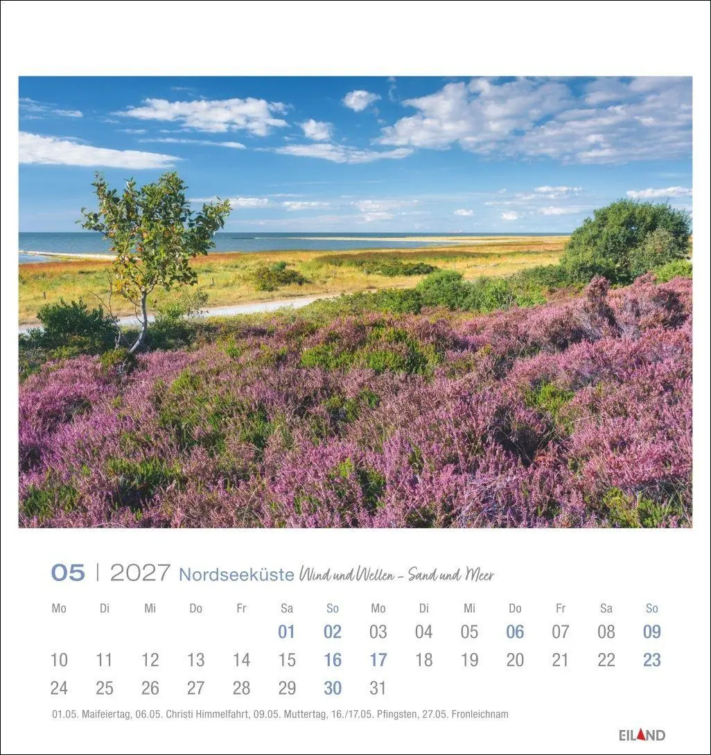 Bild: 9783964024244 | Nordseeküste Postkartenkalender 2027 - Wind und Wellen - Sand und Meer