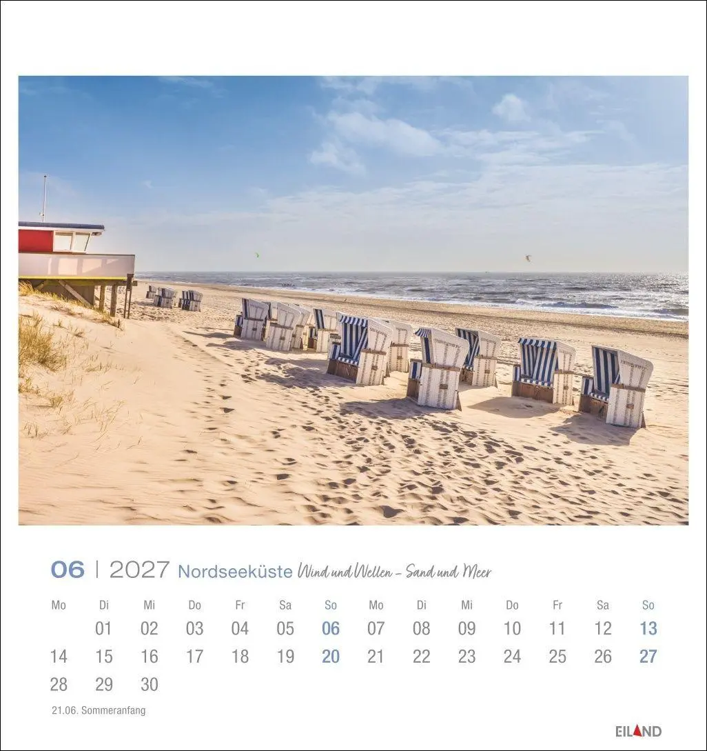 Bild: 9783964024244 | Nordseeküste Postkartenkalender 2027 - Wind und Wellen - Sand und Meer