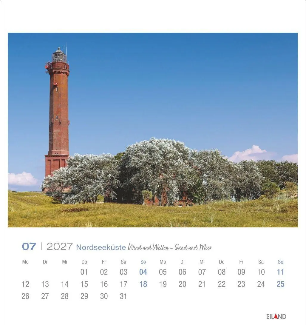 Bild: 9783964024244 | Nordseeküste Postkartenkalender 2027 - Wind und Wellen - Sand und Meer